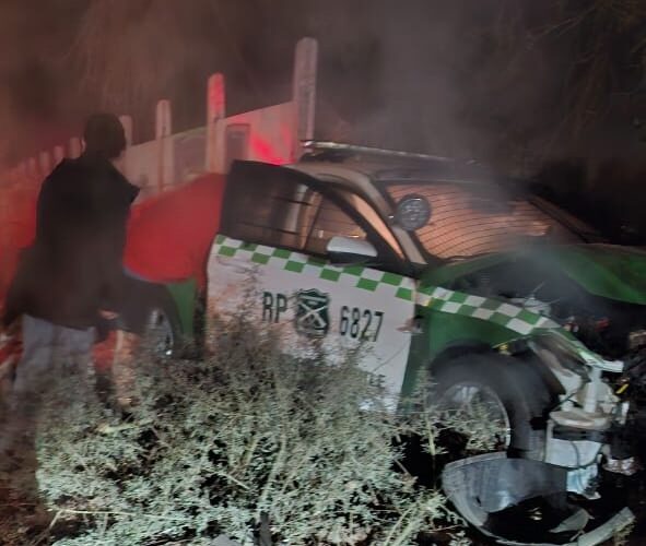 Colisión entre radiopatrulla y vehículo menor deja un fallecido en Copiapó