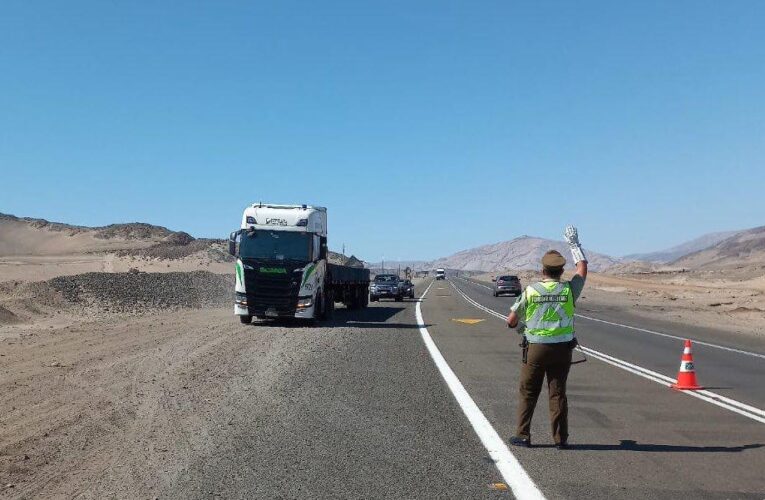 Carabineros refuerza seguridad en Atacama durante fin de semana largo por el Día del Trabajador