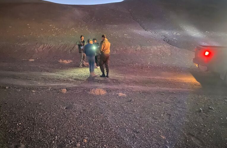 Carabineros rescatan a tres mineros extraviados en sector del Volcán Doña Inés