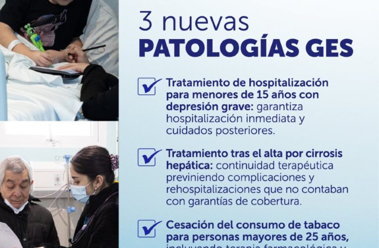Anuncian fortalecimiento de la canasta GES e incorporación del tratamiento para dejar de fumar como nueva garantía de salud