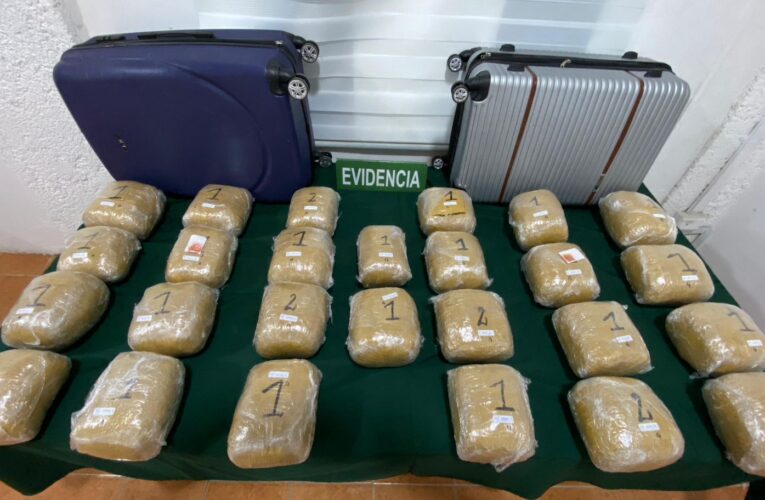 CARABINEROS SORPRENDIÓ A DOS MUJERES TRANSPORTADO 29 KILOS DE MARIHUANA