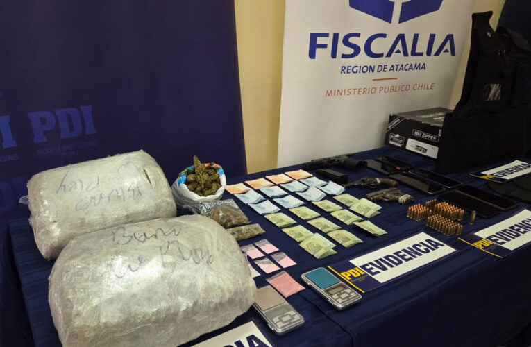 (Vallenar)  Fiscalía y PDI desbaratan banda criminal “Los Gabrieles” indagada por delitos graves