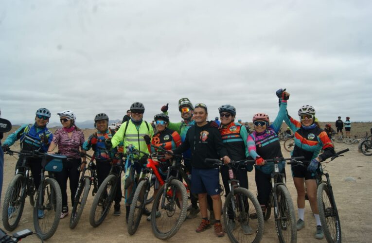 Éxito total en la Cicletada Recreativa Familiar al Mirador del Desierto Florido