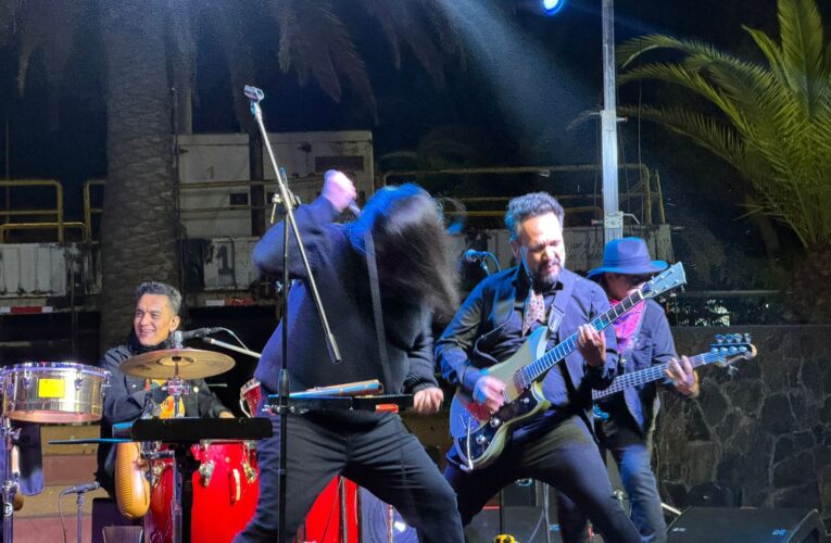El proyecto Música y Patrimonio en Atacama sorprendió a Caldera con concierto dedicado al rock con las bandas Mal de Pampa y Magnolia