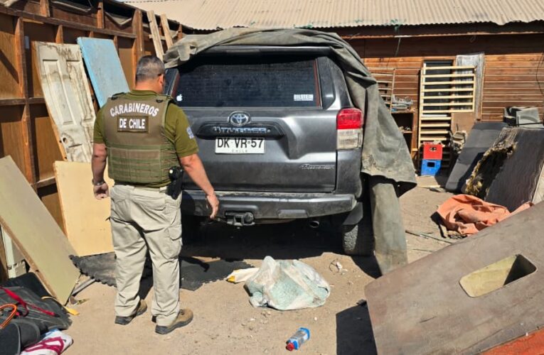 En Copiapó: SERVICIOS DE CARABINEROS TERMINARON CON DETENIDO Y RECUPERACIÓN DE VEHÍCULO