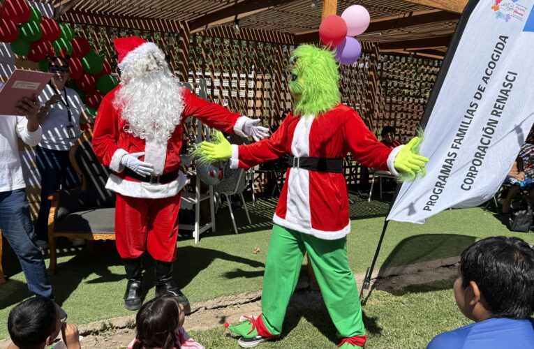 Gran fiesta de Navidad vivieron las Familias de Acogida del programa Meraki