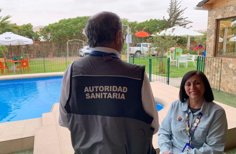 Con fiscalización a piscina Seremi de Salud comenzó Campaña de Verano 2025-2026