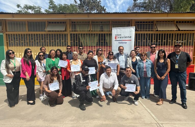 SENDA Previene Vallenar destaca programas preventivos implementados en la comuna durante el 2025