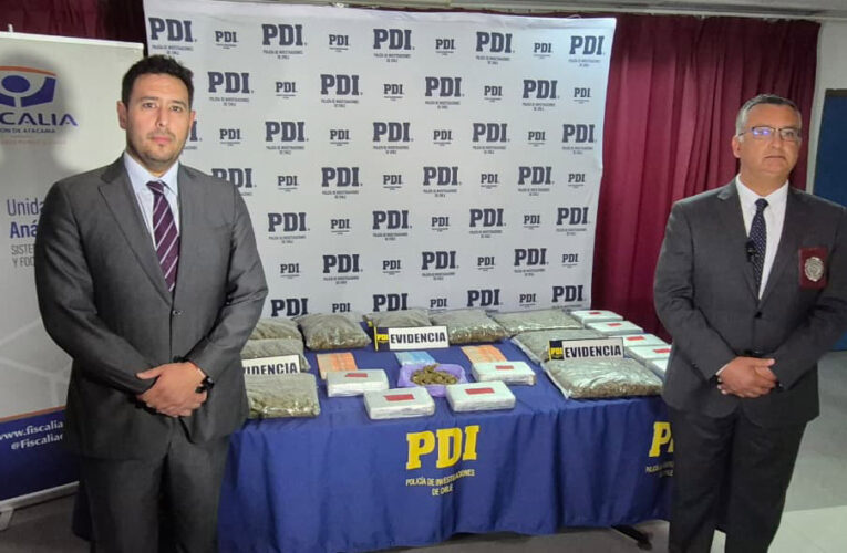 Copiapó: Fiscalía obtuvo prisión preventiva de integrantes de banda dedicada al tráfico de droga