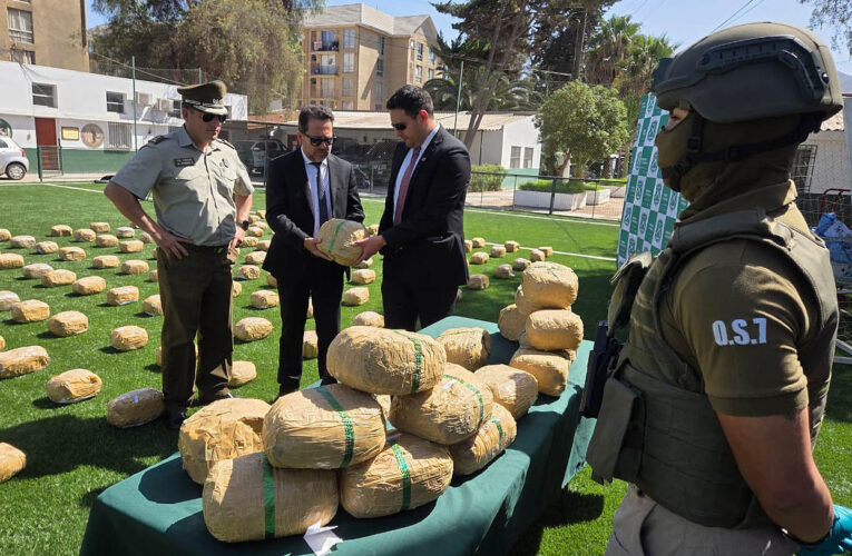 Chañaral: Trabajo interinstitucional de Fiscalía y Carabineros detectó tráfico de 275 kilos de droga