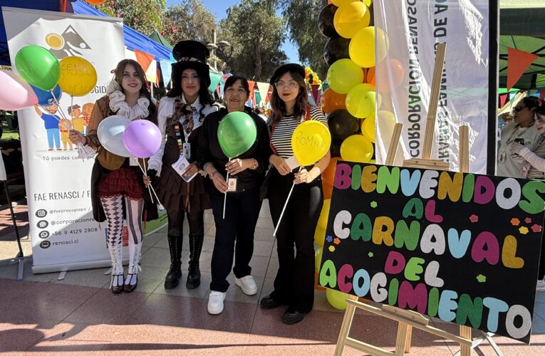 Carnaval del Acogimiento reunió a familias y comunidad en jornada organizada por Renasci