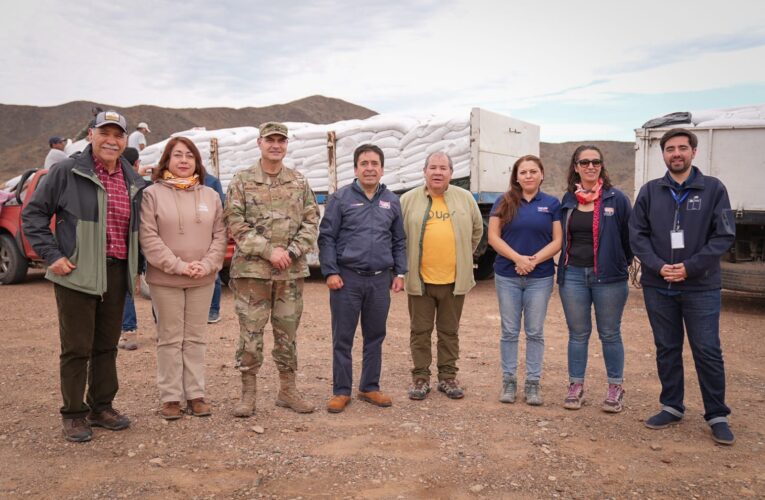 GORE inicia entrega de alimento para crianceros y anuncia nuevos operativos en la región
