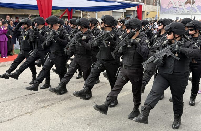 Impecable presentación de Gendarmería de Chile por primera vez en Gran Desfile Militar