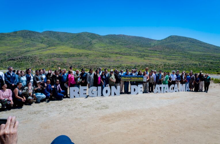 Freirina fue sede del lanzamiento regional de la temporada del desierto florido 2026