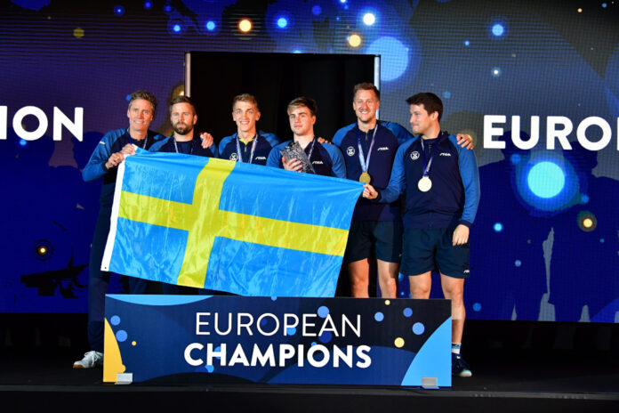 Europameister Schweden | Foto: courtesy by the ITTF