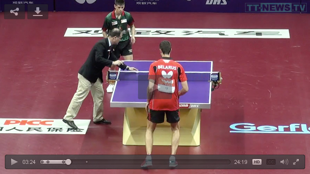 WTTC 2015: Vladimir Samsonov vs. Joao Geraldo