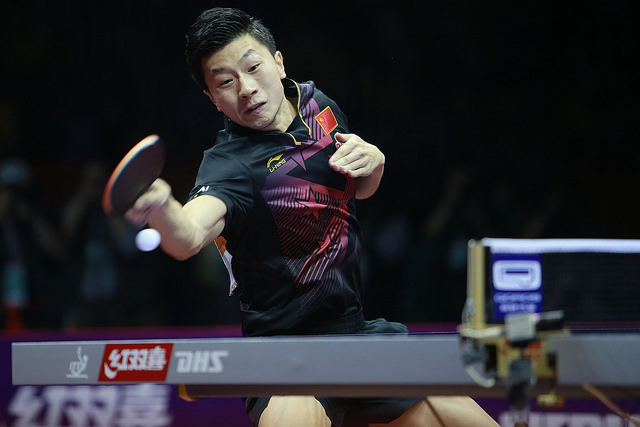 WTTC 2015: Men's Singles World Champion Ma Long - by courtesy of ITTF