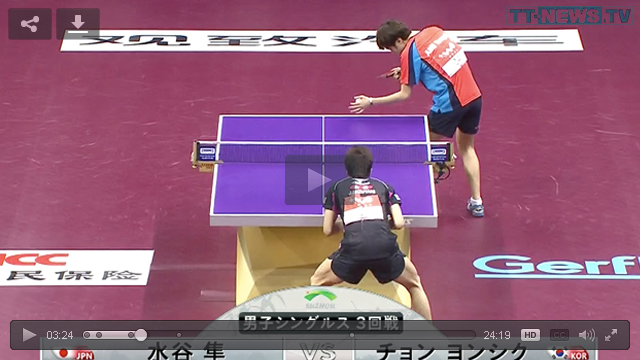 WTTC 2015: Jung Youngsik vs. Jun Mizutani