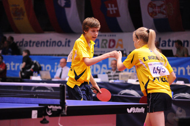 Vilmer Georgsson / Ellen Holmsten Sweden European Youth Championships 2014