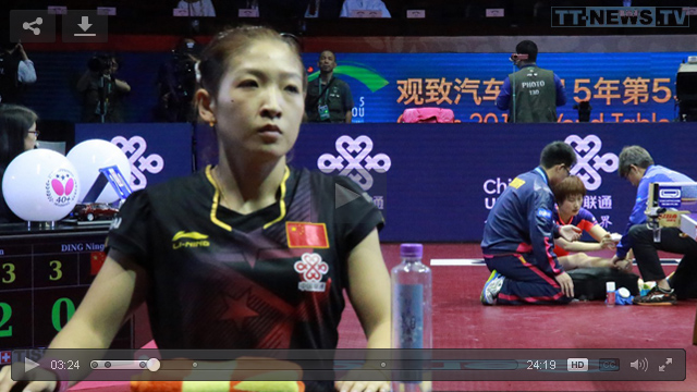 WTTC 2015: Ding Ning vs. Liu Shiwen - Final Women's Singles