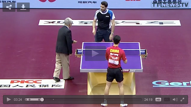 WTTC 2015: Ma Long vs. Panagiotis Gionis