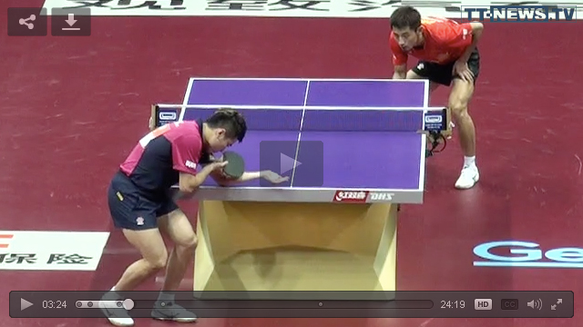 WTTC 2015: Zhang Jike vs. Liang Jingkun