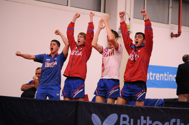 Russia Junior Boys Table Tennis National Team