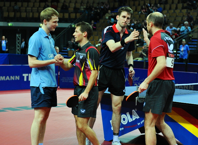 Shakehands - Benedikt Duda, Bastian Steger, Steffen Mengel, Lars Hielscher