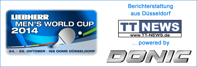 LIEBHERR World Cup 2014 Berichterstattung bei TT-NEWS - unterstützt von DONIC