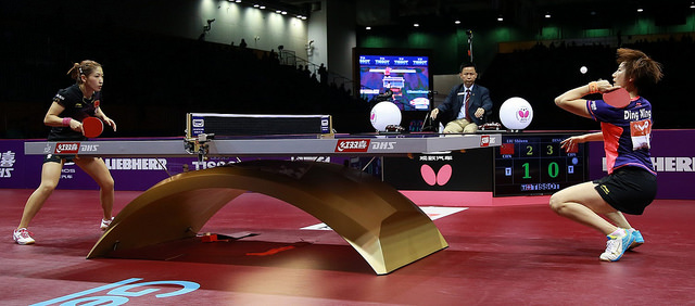 WTTC 2015: Women's Singles Final Liu Shiwen vs. Ding Ning - by courtesy of ITTF