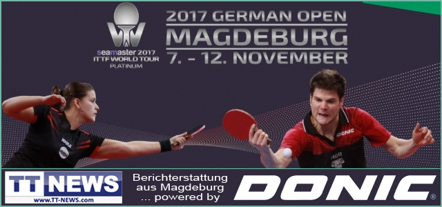 ITTF World Tour German Open 2017 www.TT-NEWS.de powered by DONIC