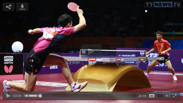 WTTC 2015: Zhang Jike vs. Fang Bo - Men's Singles Semi Final