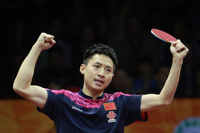 WTTC 2015: CHINA (Fang Bo) - by courtesy of ITTF