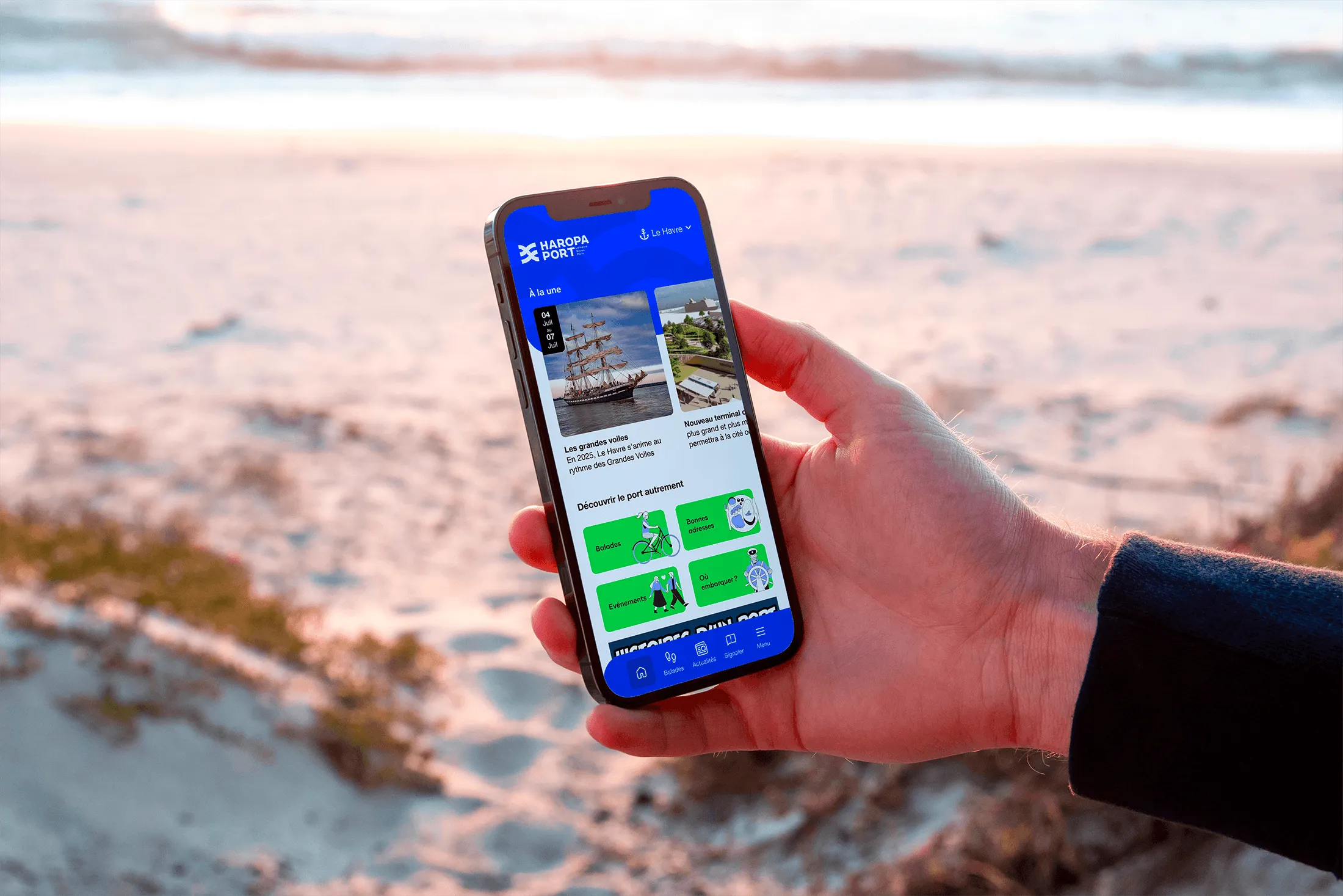 Application PWA Haropa Port