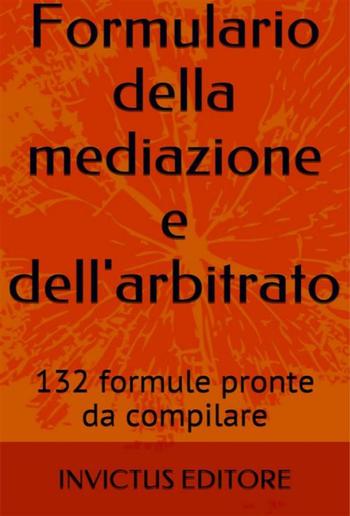 Formulario della mediazione e dell'arbitrato PDF