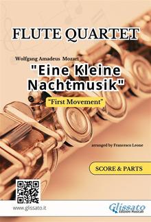 Flute Quartet "Eine Kleine Nachtmusik" (first movement) score & parts PDF