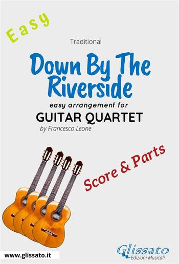 Down By The Riverside - Easy Guitar Quartet (score & parts) PDF