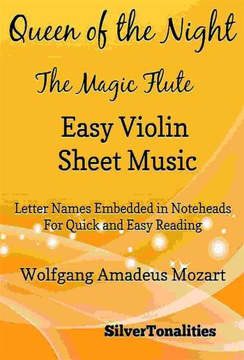 Queen of the Night Magic Flute Easy Violin Sheet Music PDF