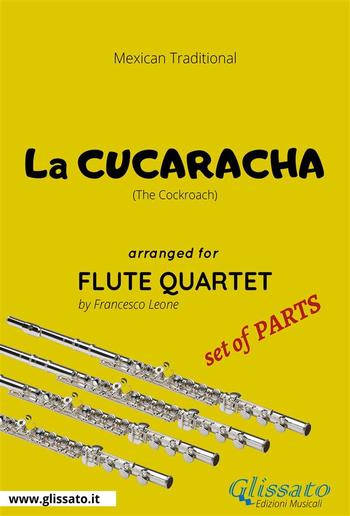 La Cucaracha - Flute Quartet set of PARTS PDF