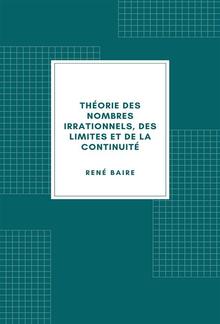 Théorie des nombres irrationnels, des limites et de la continuité PDF