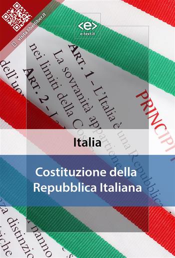 Costituzione della Repubblica Italiana PDF