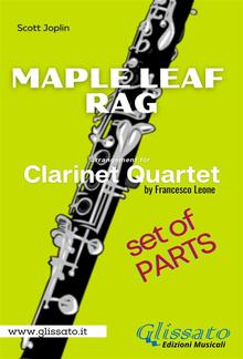 Maple Leaf Rag - Clarinet Quartet - Parts PDF