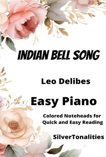 Indian Bell Song Piano Sheet Music with Colored Notation PDF