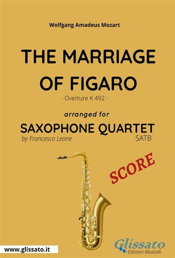 The Marriage of Figaro - Saxophone Quartet (Score) PDF