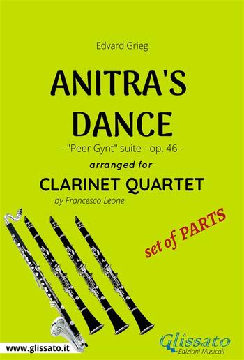 Anitra's Dance - Clarinet Quartet set of PARTS PDF