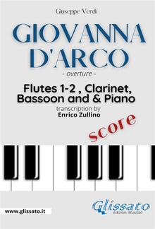 "Giovanna D'Arco" overture - Woodwinds & Piano (score) PDF
