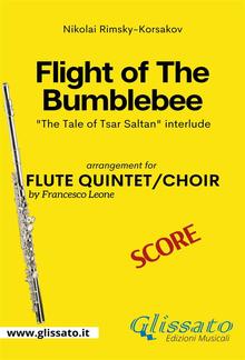 Flight of The Bumblebee - Flute Quintet - Score PDF