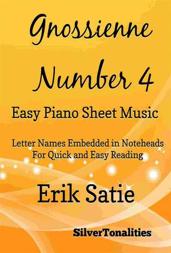 Gnossienne Number 4 Easy Piano Sheet Music PDF