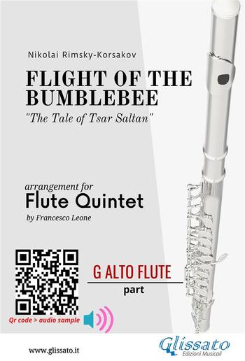 G alto Flute part: Flight of The Bumblebee for Flute Quintet PDF