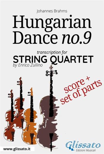 Hungarian Dance no.9 - String Quartet Score & Parts PDF